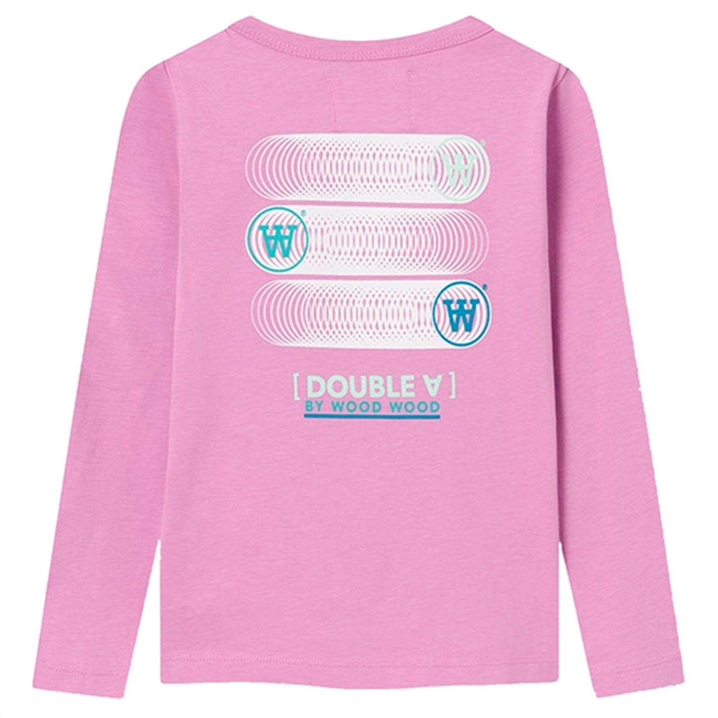 Wood Wood Rosy Lavender Kim Stackes Logo Bluse