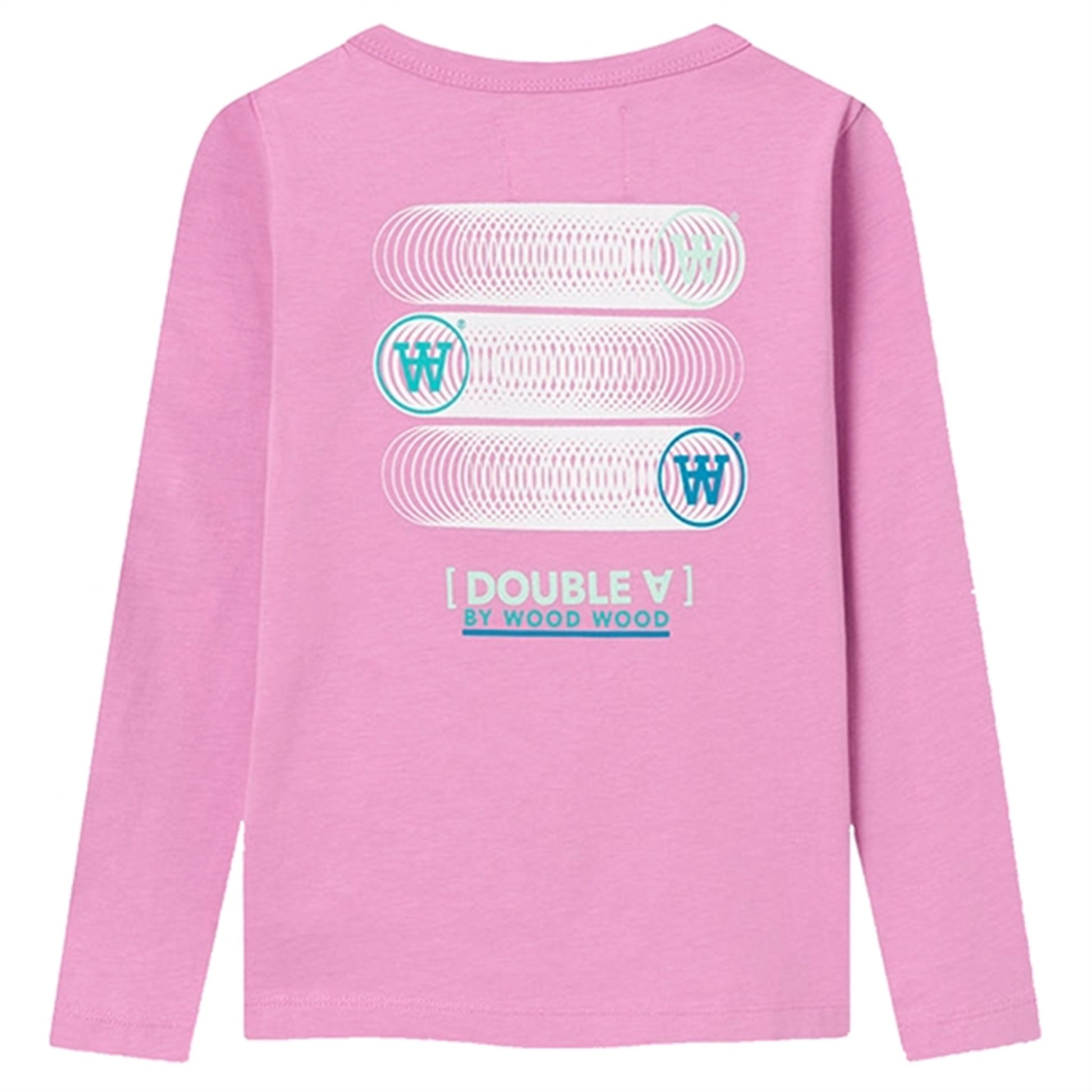 Wood Wood Rosy Lavender Kim Stackes Logo Bluse