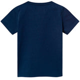 Wood Wood Navy Ola Logo T-shirt