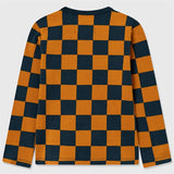 Wood Wood Eternal Blue/Golden Brown Aop Kim Checkered Blouse