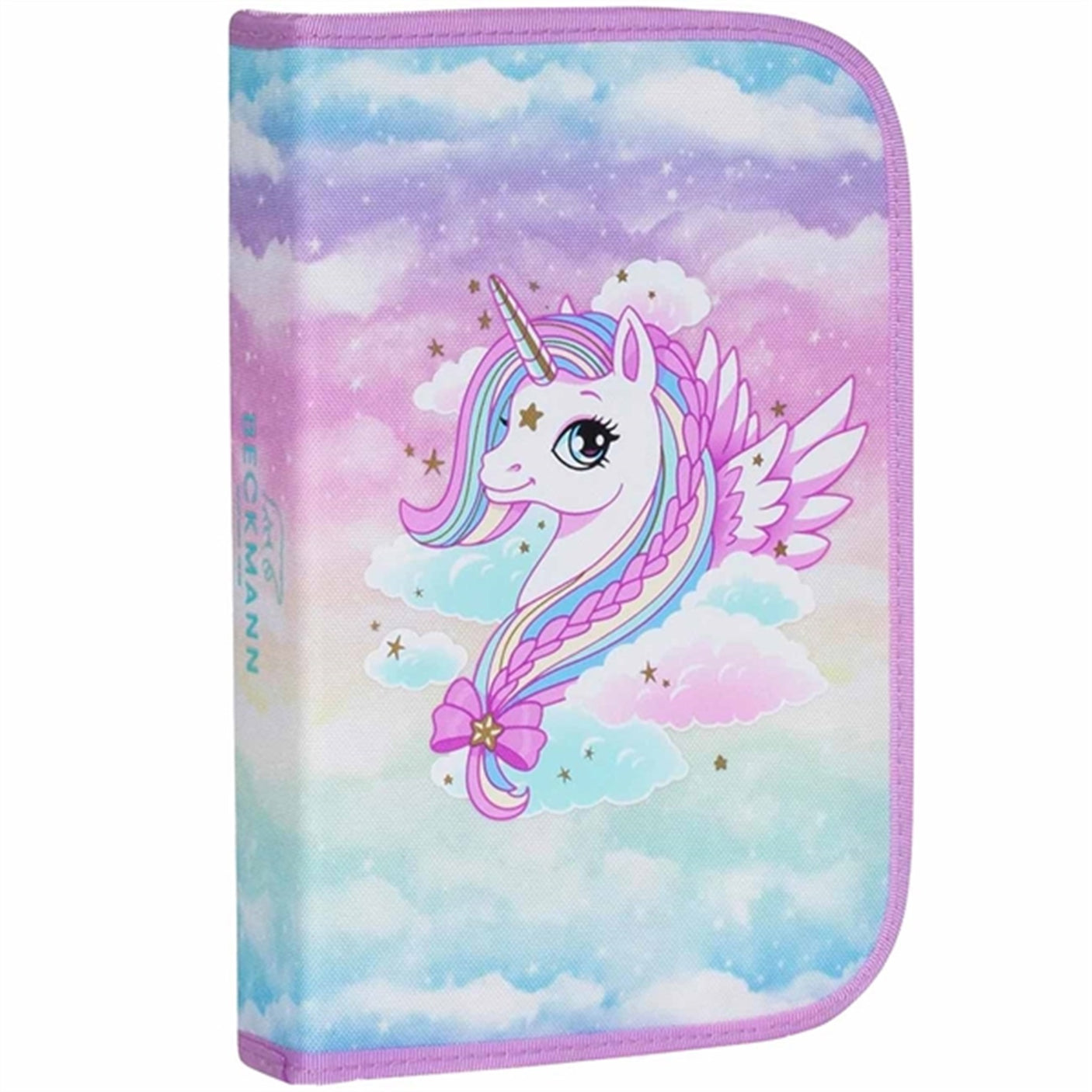 Beckmann Single Section Pencil Case Unicorn