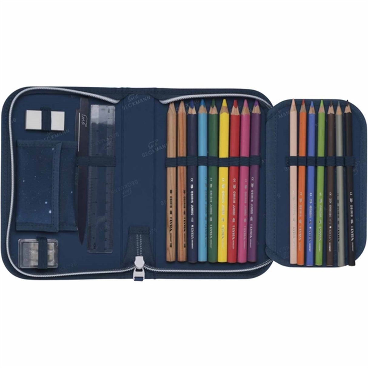 Beckmann Single Section Pencil Case Space Mission