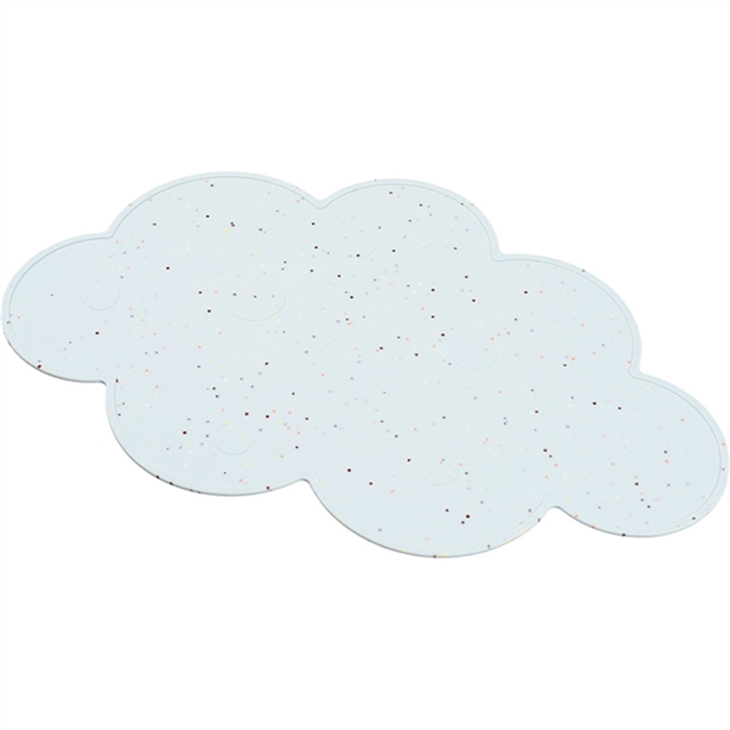 Done by Deer Silicone Placemat Confetti Blue