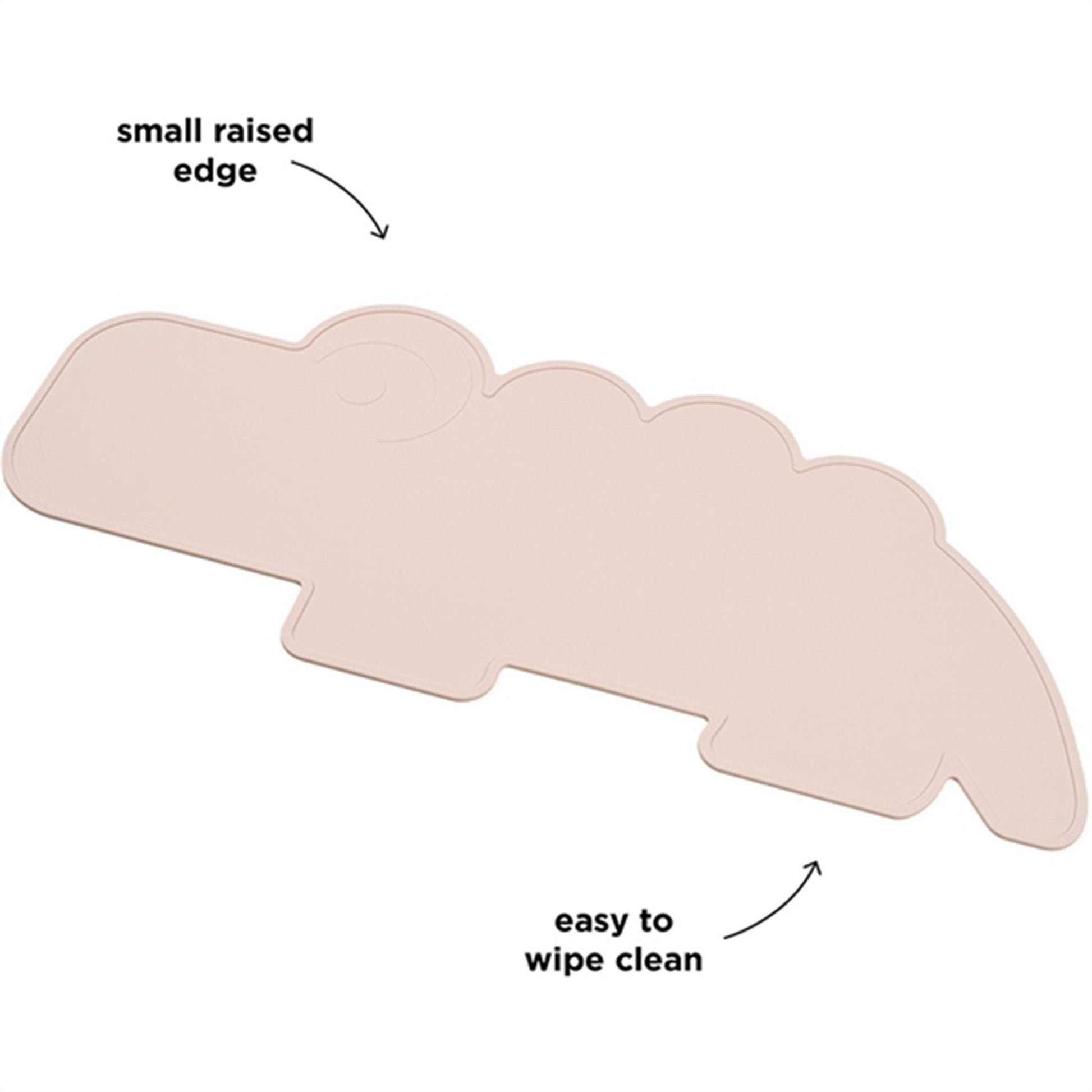 Done by Deer Silicone Placemat Croco Powder