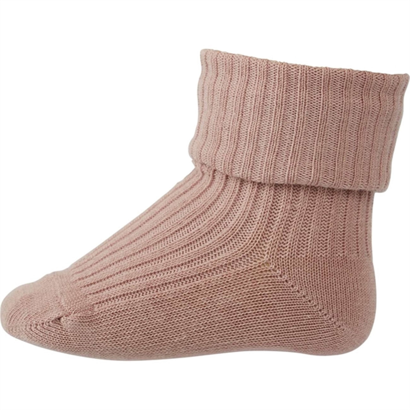 MP 533 Cotton Rib Baby Socks 188 Wood Rose