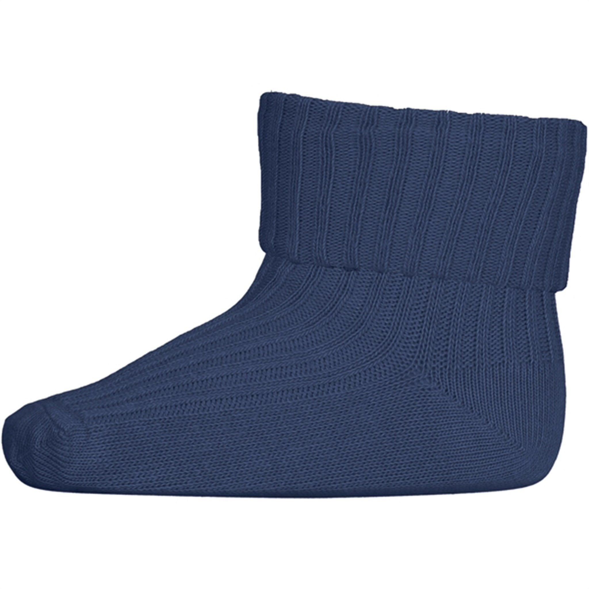 MP Danmark 533 Cotton Rib Baby Socks 302 True Blue