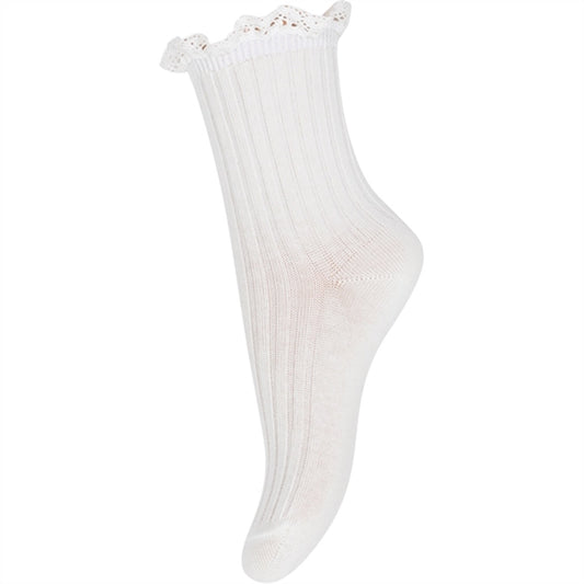 MP Danmark 57048 Julia Lace Socks 432 Snow White