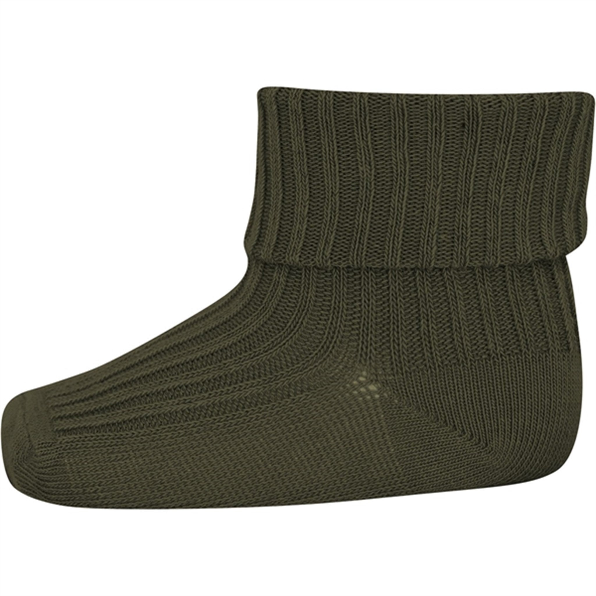 MP 589 Wool Rib Baby Socks Ivy Green