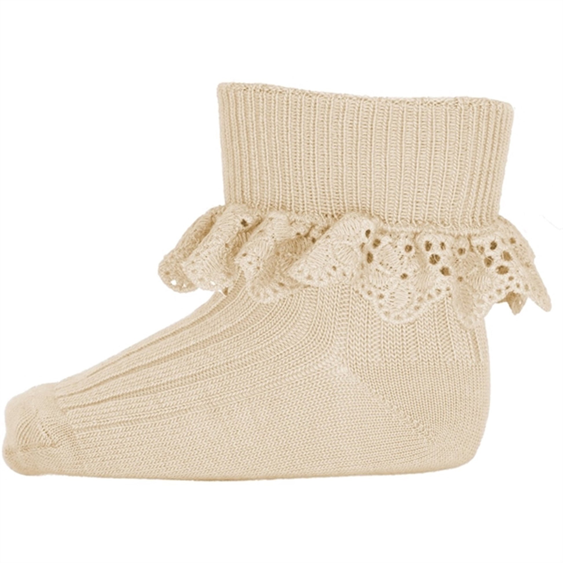 MP 59045 Lea Lace Socks Ecru