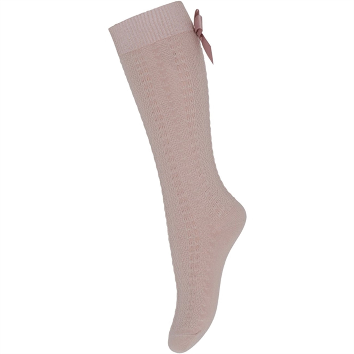 MP 67006 Sofia Knee Socks Bow 853 Rose Dust