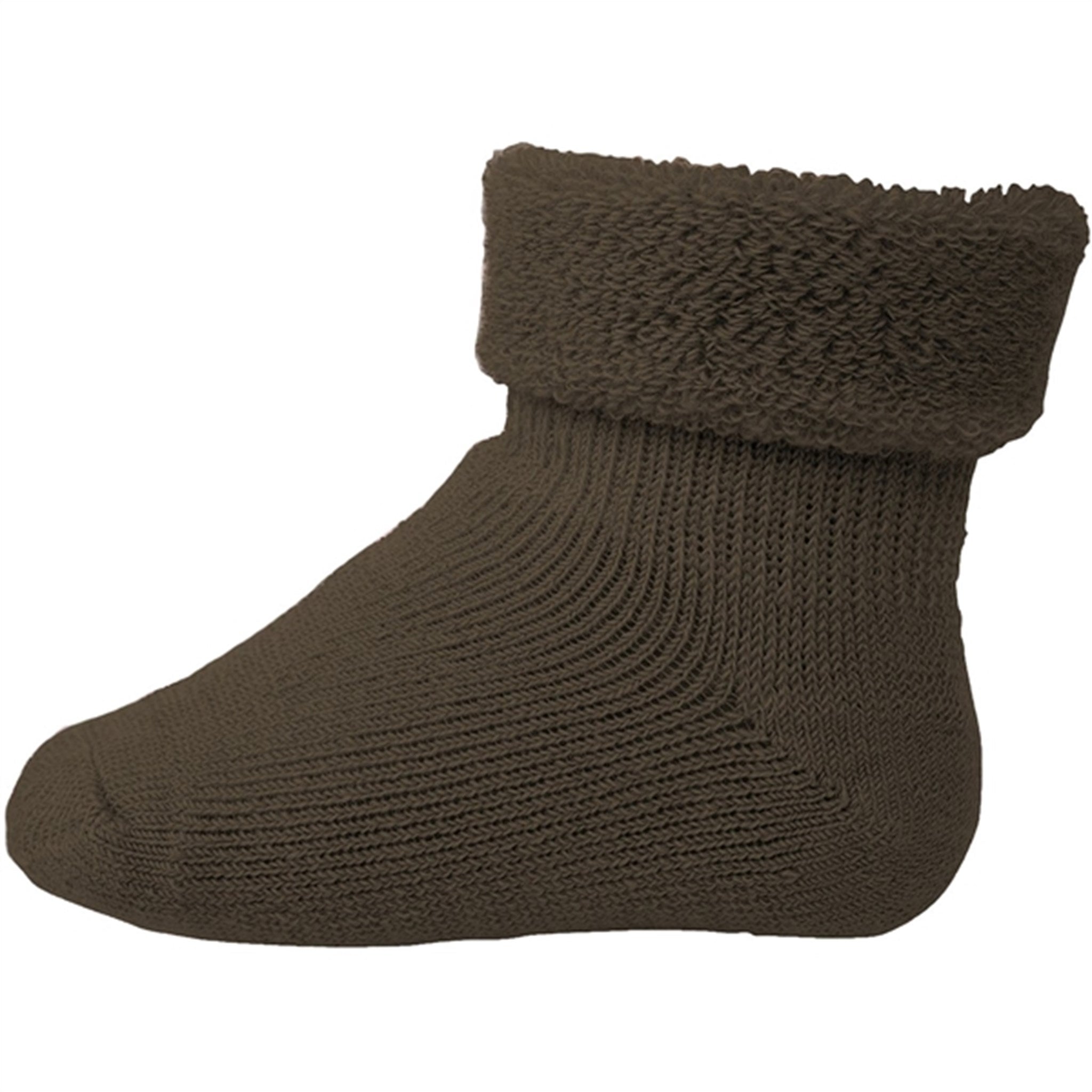 MP 722 Wool Baby Socks Brown Melange