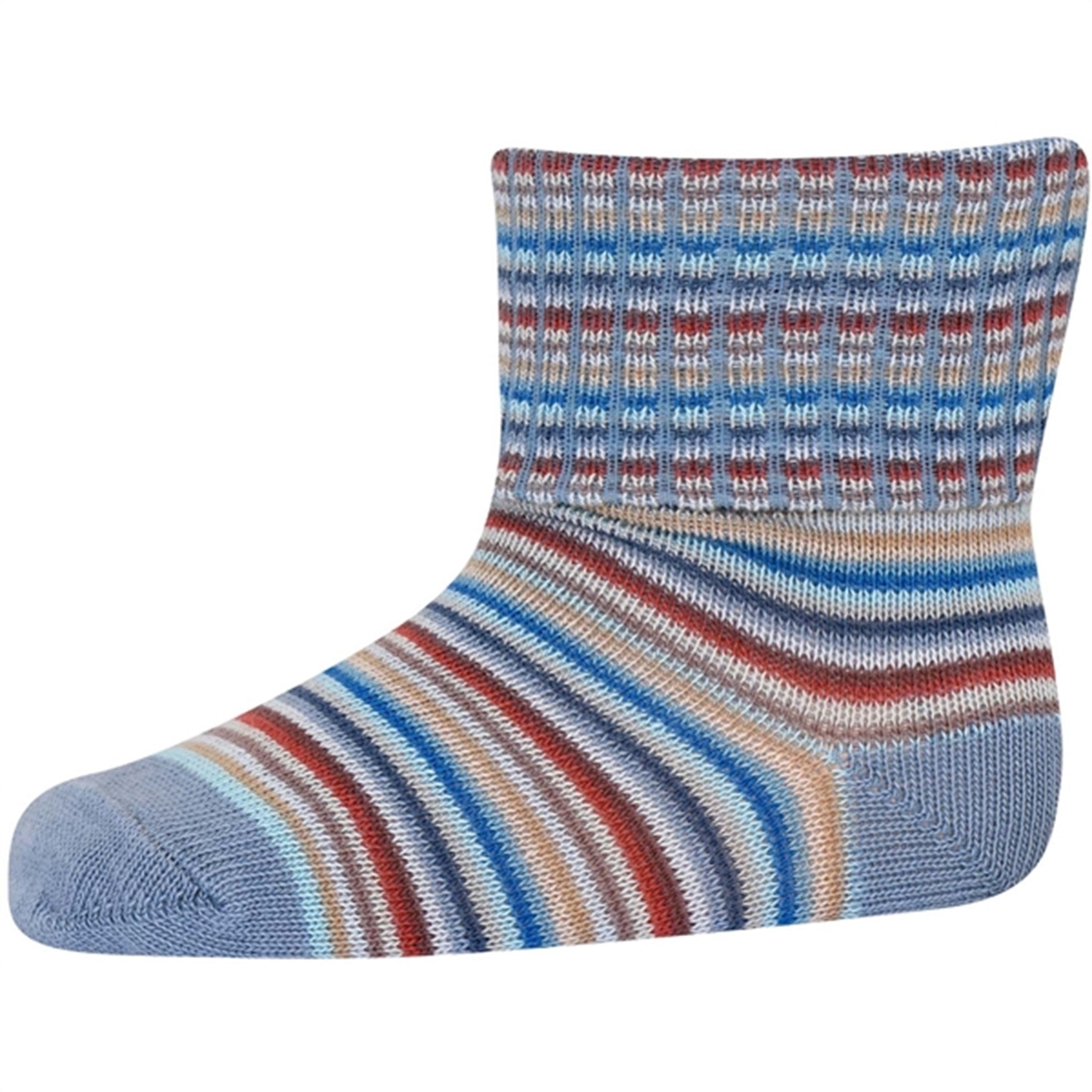 MP Danmark 77316 Re-Stock Baby Socks 4222 Stone Blue