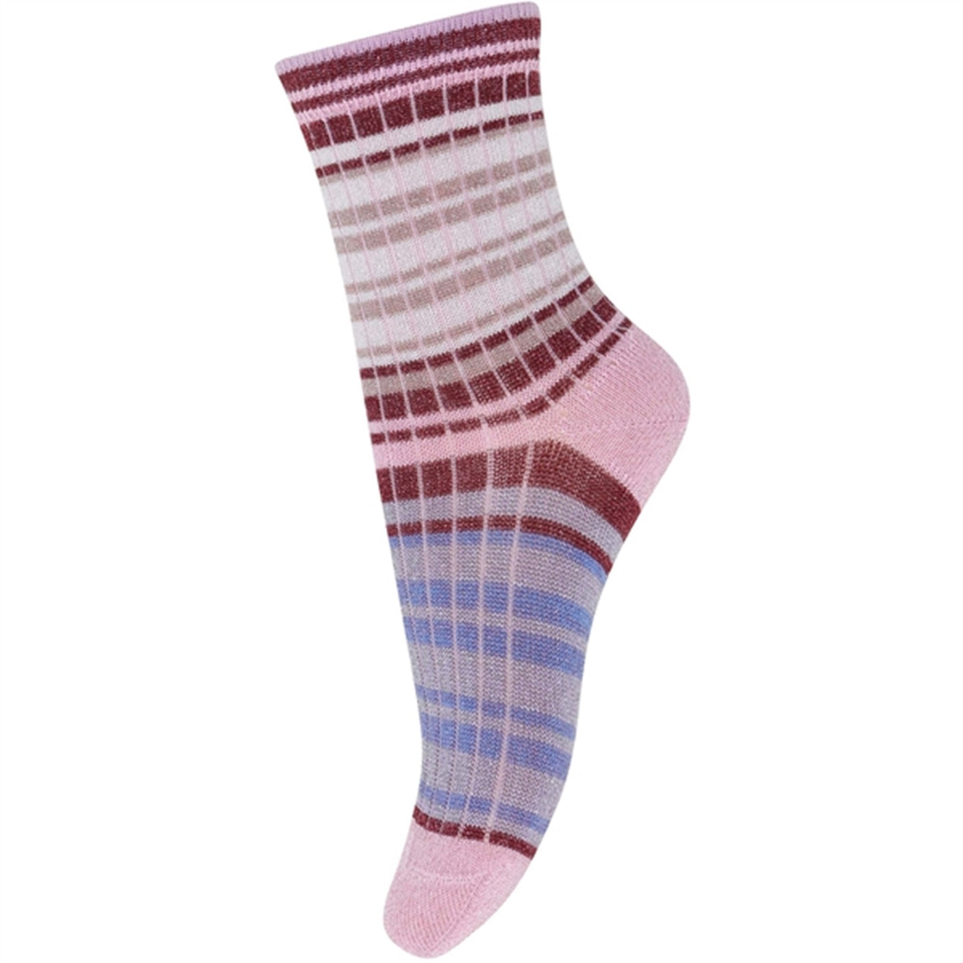 MP Danmark 79244 Vilma Glitter Socks 1027 Aster Purple