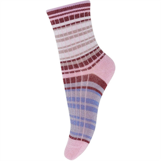 MP Danmark 79244 Vilma Glitter Socks 1027 Aster Purple