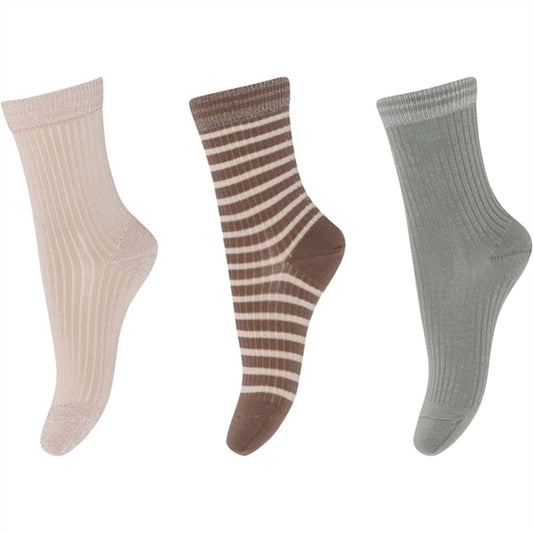 MP 79247 Karen Socks 3-pack Rose Dust Multi mix