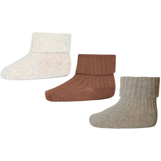 MP 99030 Cotton Rib Socks 3-pack 8906 Multi