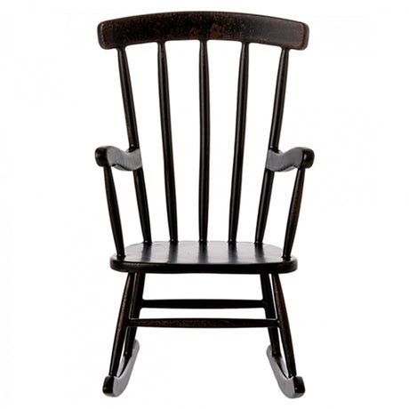 Maileg Rocking Chair, Mouse - Anthracite 2