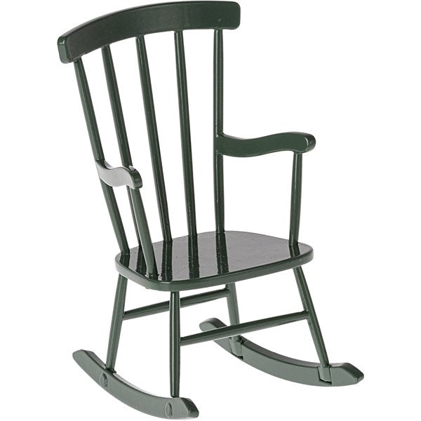 Maileg Rocking Chair, Mouse - Dark green