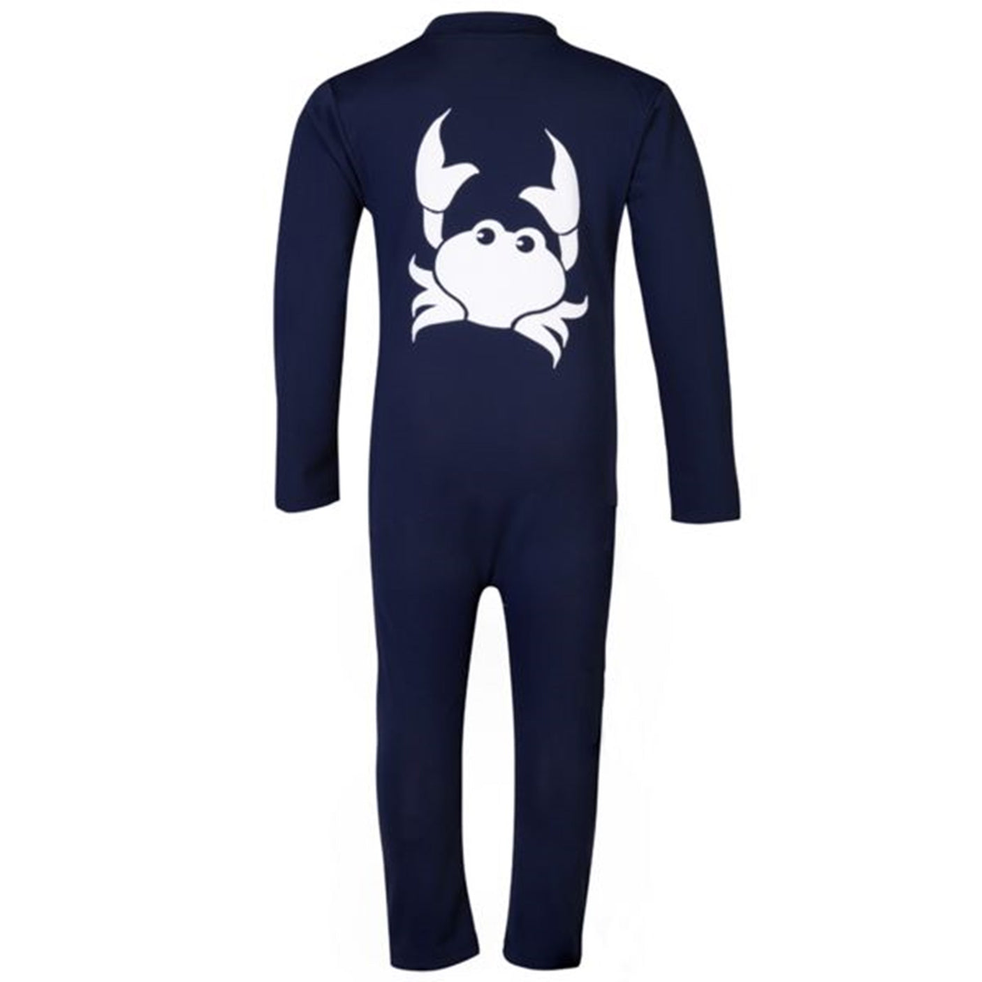 Petit Crabe Blue Crab Swim Suit w. Zip L/S