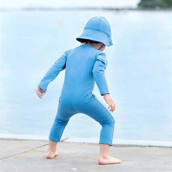 Petit Crabe Cornflower Lou Basic Bodysuit