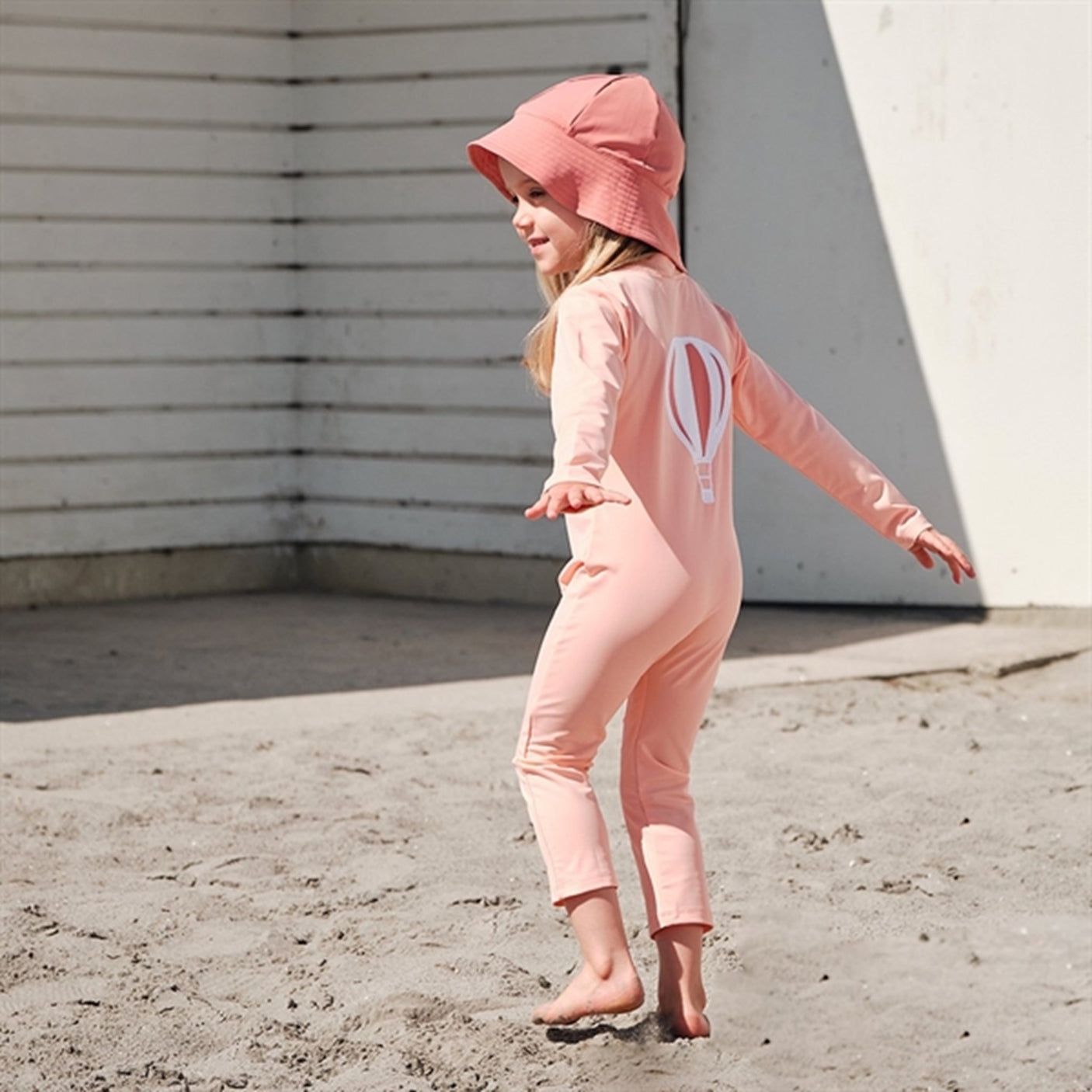 Petit Crabe Summer Lou Onesie with Zipper