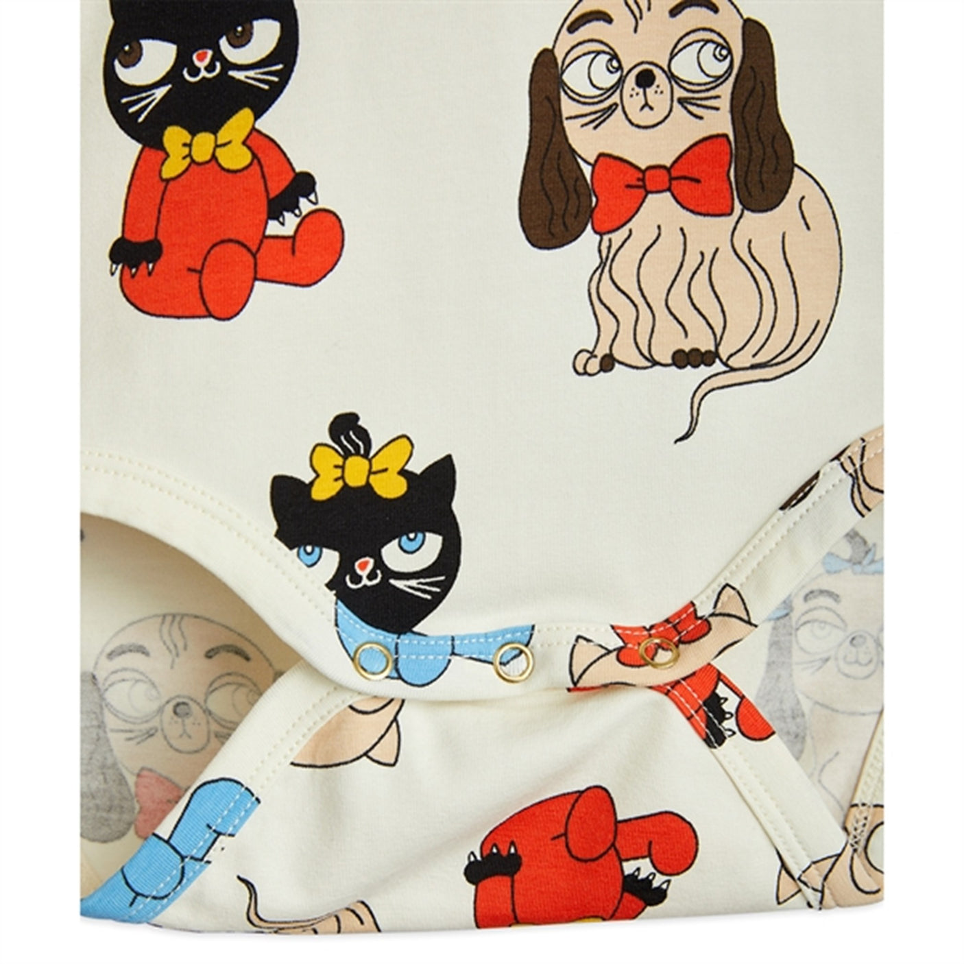 Mini Rodini Minibabies Aop Ls Body Multi