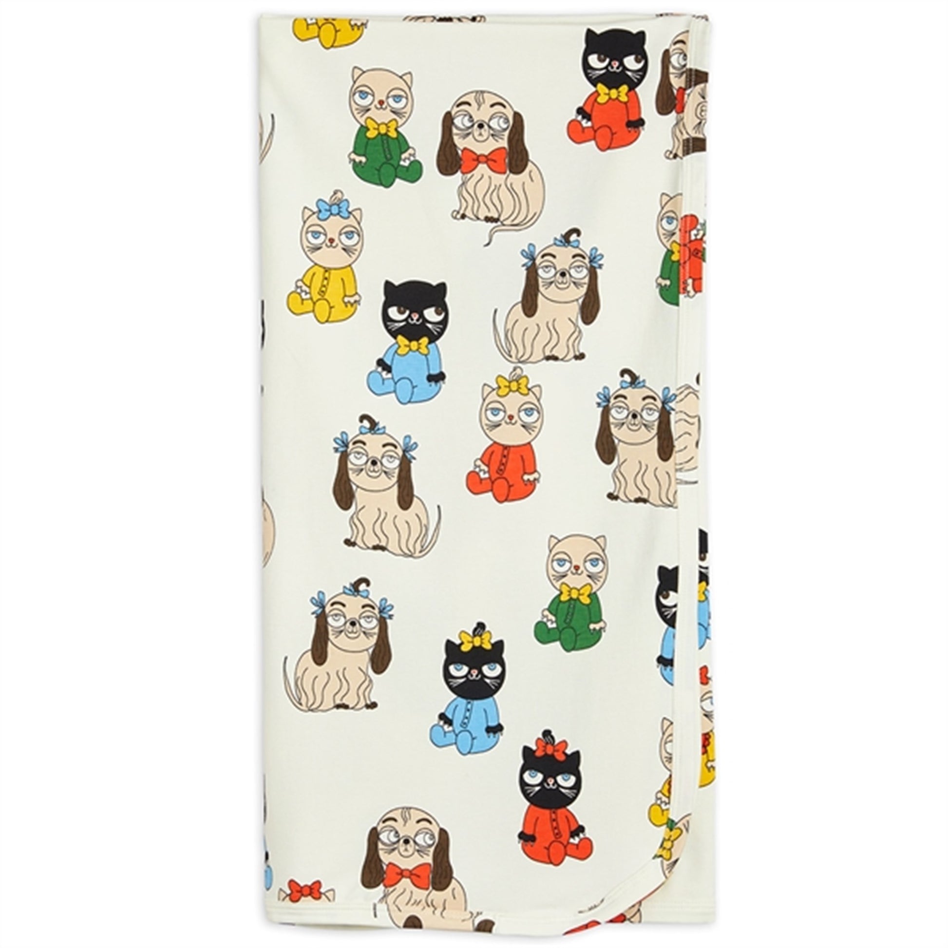 Mini Rodini Minibabies Aop Baby Blanket Multi