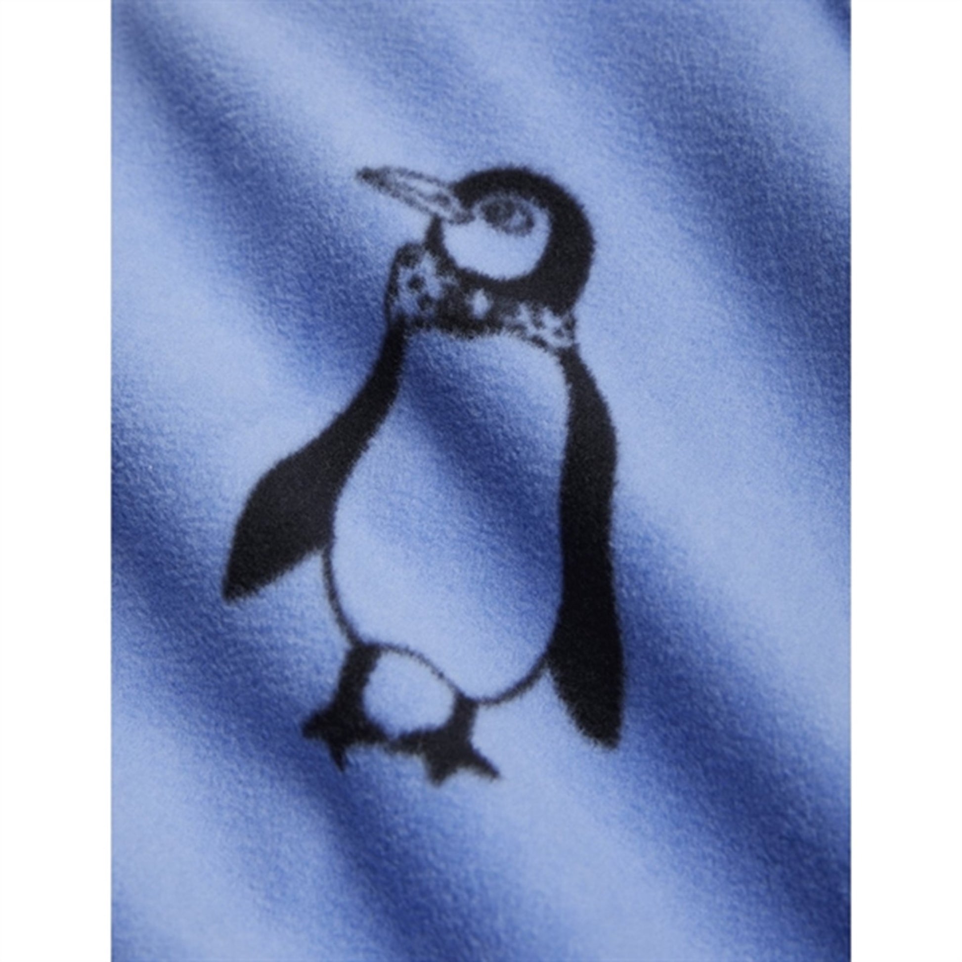 Mini Rodini Penguin Fleece Jacket Blue
