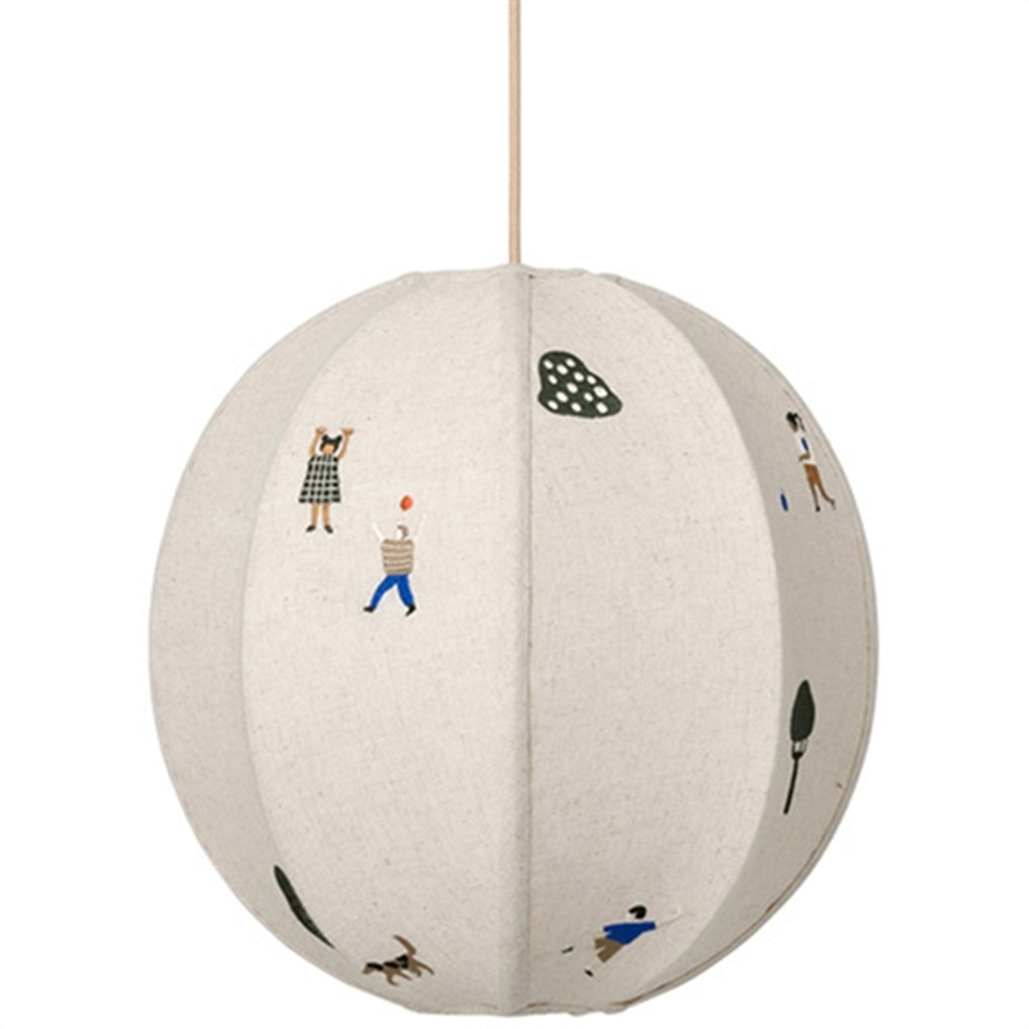 Ferm Living Lampshade The Park Embroidered Textile