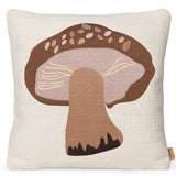 Ferm Living Forest Embroidered Cushion Porcini