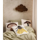 Ferm Living Forest Embroidered Cushion Lactarius