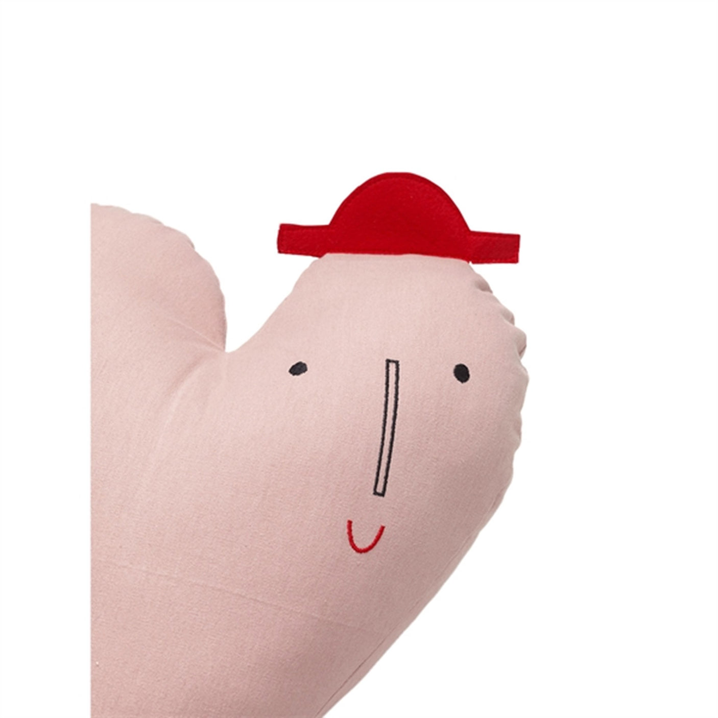 Ferm Living Heart Cushion Dusty Rose