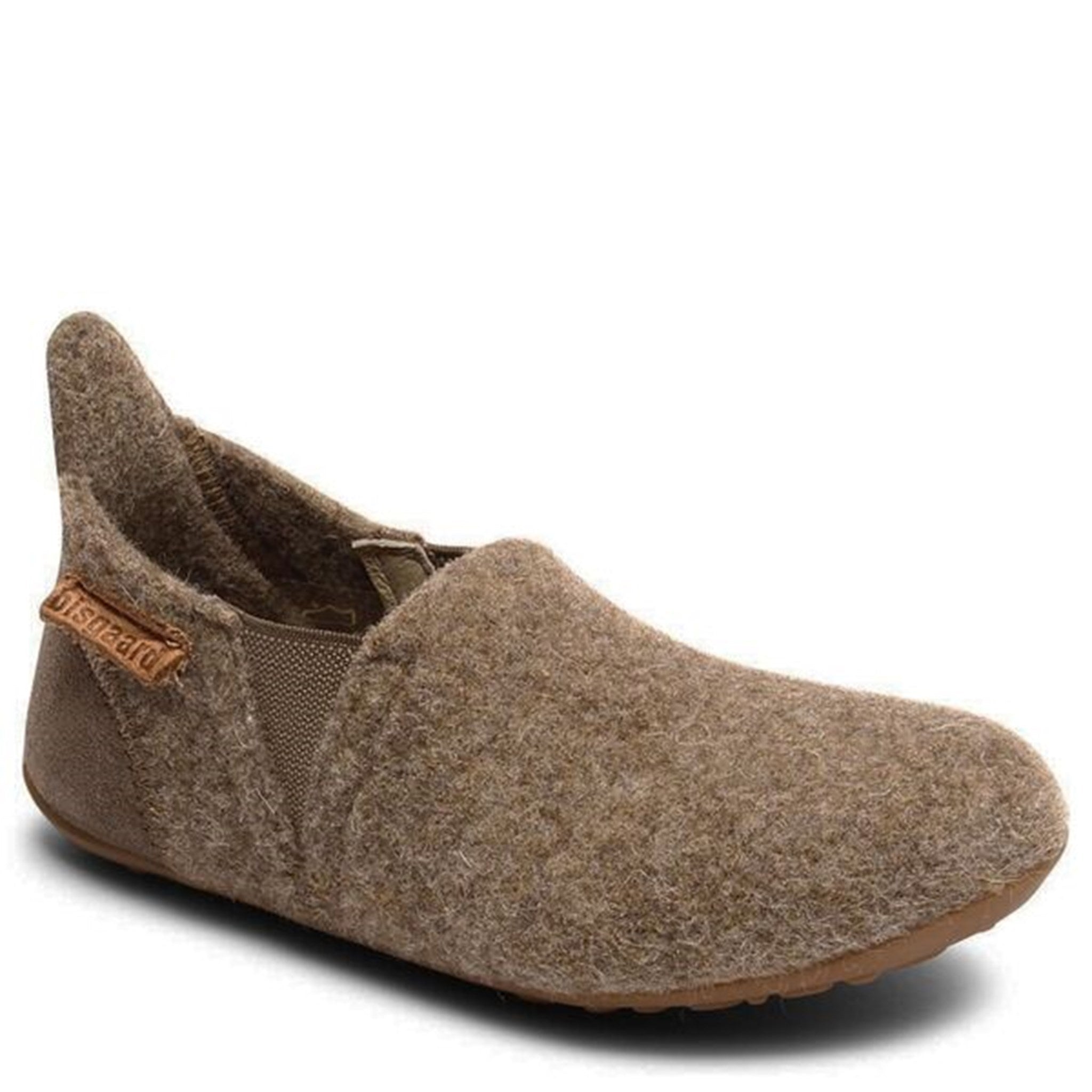 Bisgaard Indoor Shoes Wool Velcro Camel