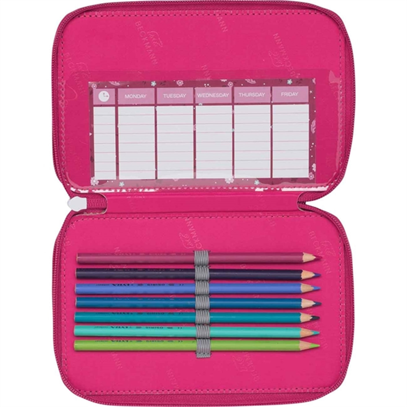 Beckmann Three Section Pencil Case Forest Deer