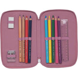Beckmann Three Section Pencil Case Furry
