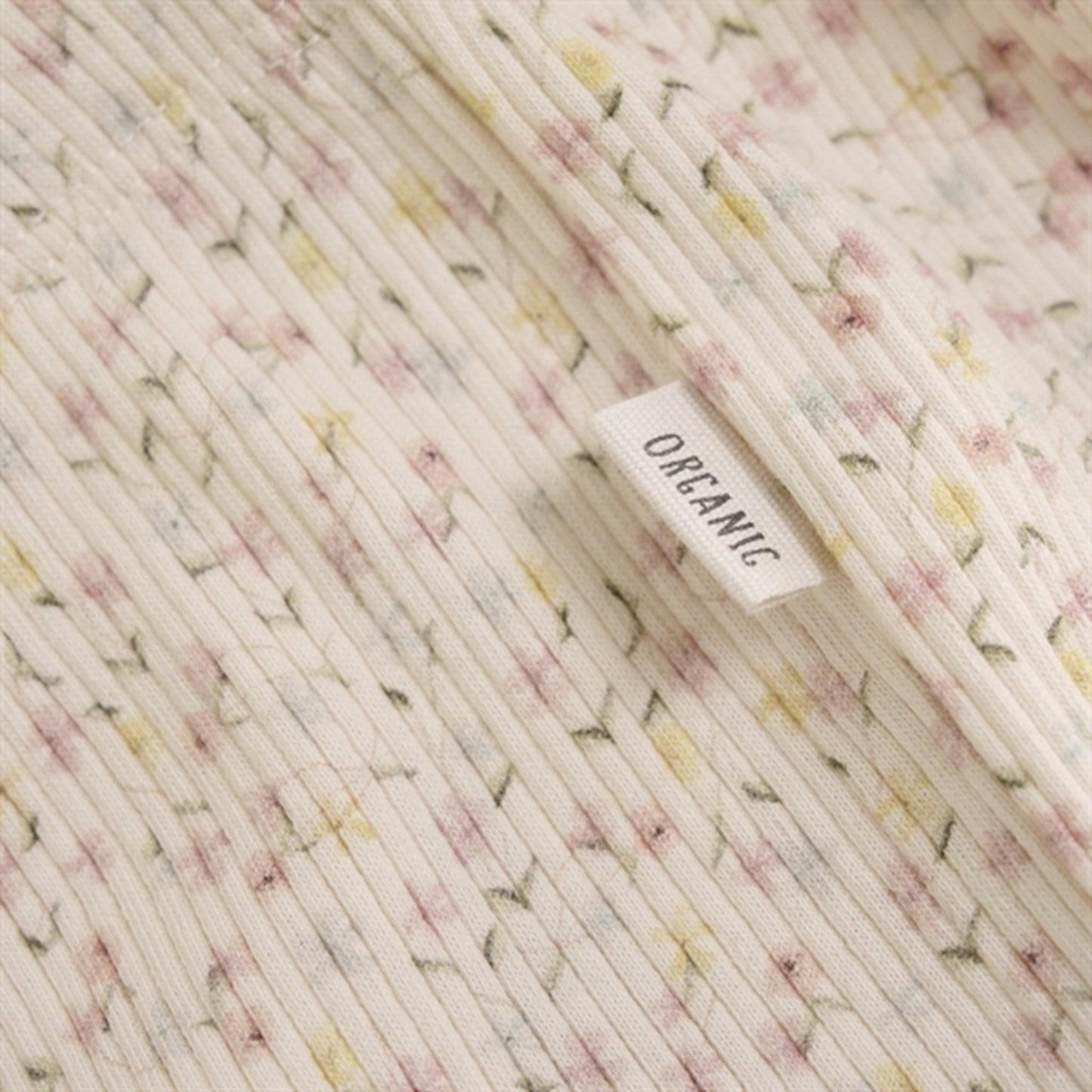 Minymo Pink Champagne Leggings AOP Rib