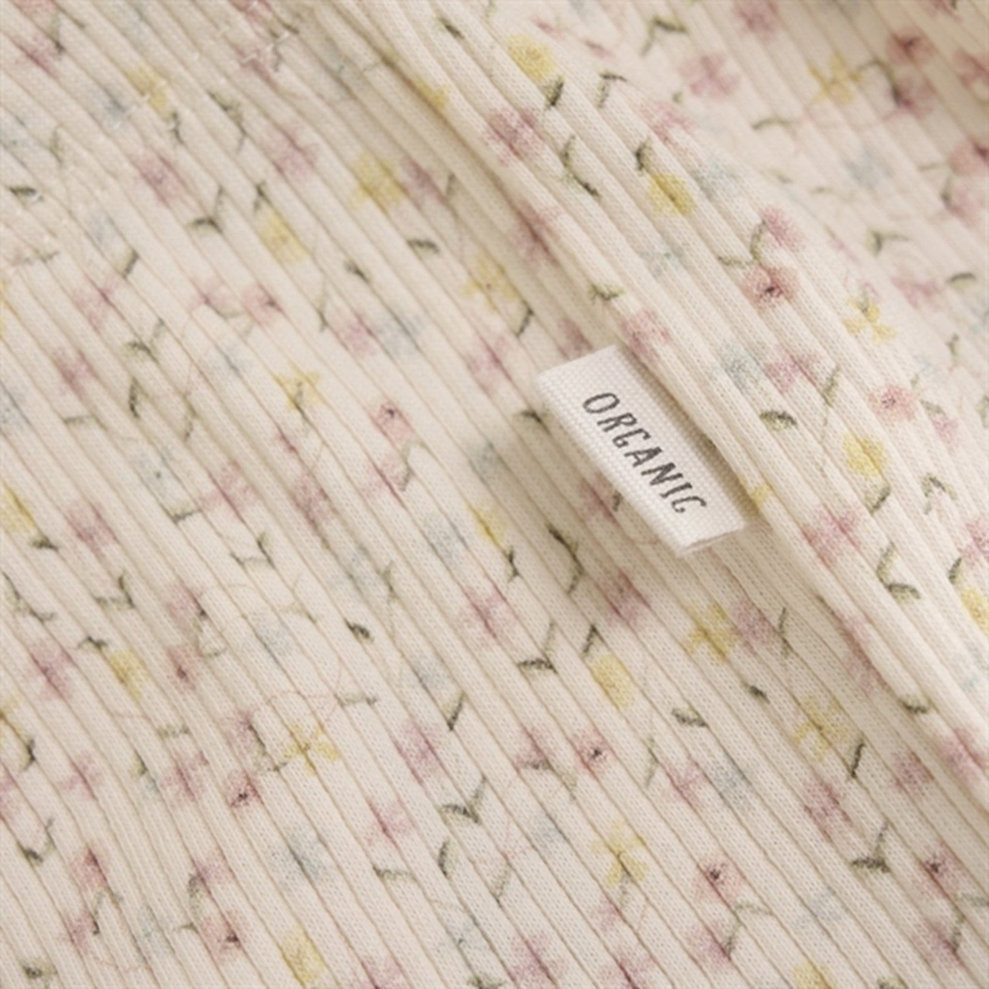 Minymo Pink Champagne Leggings AOP Rib