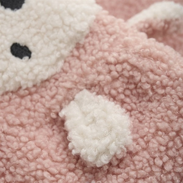 Minymo Peach Beige Driving Suit Boucle w. Lining