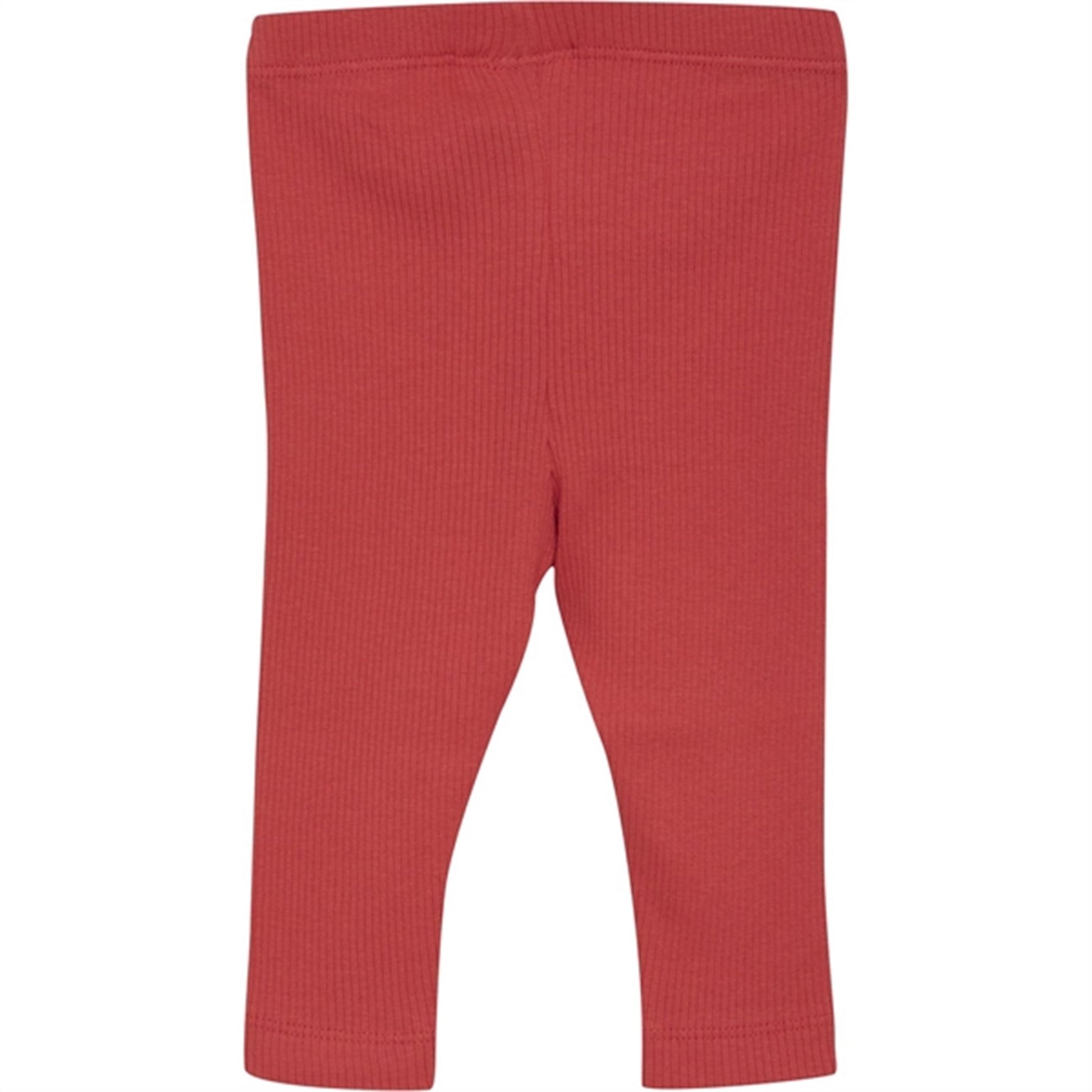Minymo Tomato Puree Leggings Rib