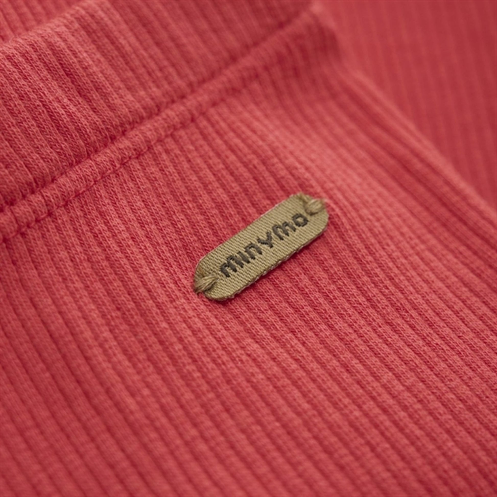 Minymo Tomato Puree Leggings Rib