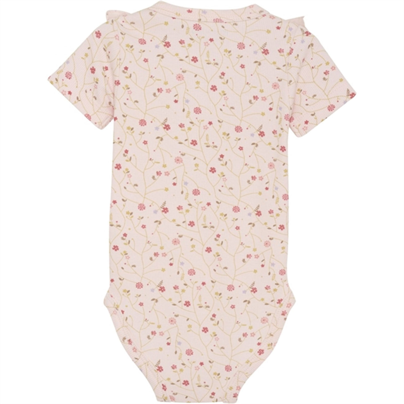 Minymo Pink Dogwood Body AOP Rib