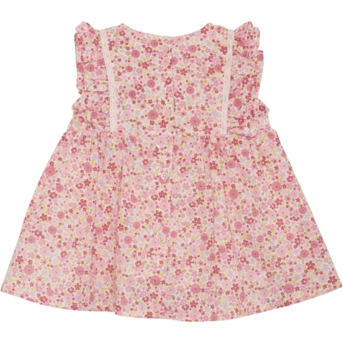 Minymo Pink Dogwood Dress AOP w. Lining