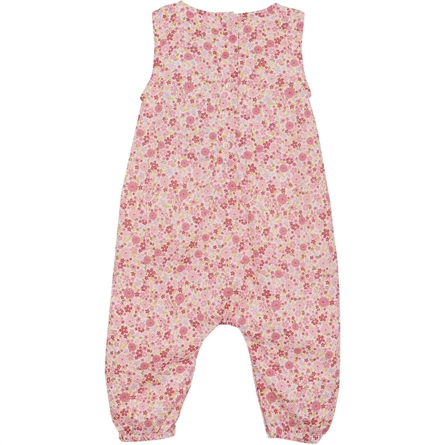 Minymo Pink Dogwood Onesie AOP w. Lining