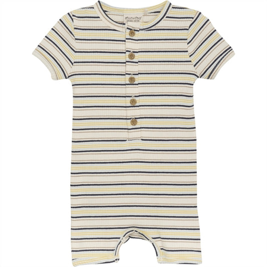 Minymo Pristine Onesie Rib