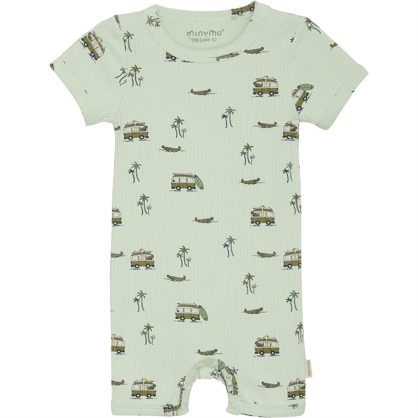 Minymo Spray Onesie AOP Rib