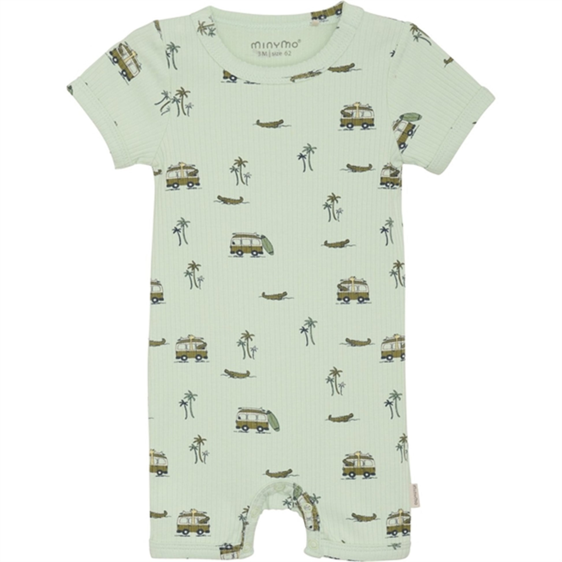 Minymo Spray Onesie AOP Rib