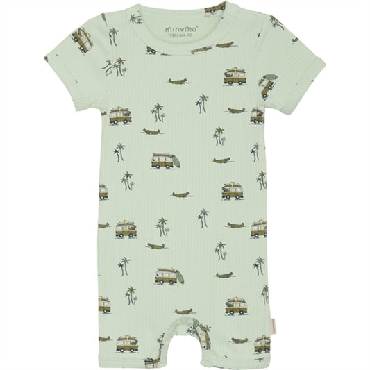 Minymo Spray Onesie AOP Rib