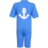 Petit Crabe Azure Noe Onesie with Zipper