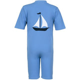 Petit Crabe Cornflower Noe Boat Bodysuit