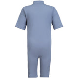 Petit Crabe Petrol Noe Onesie with Zipper